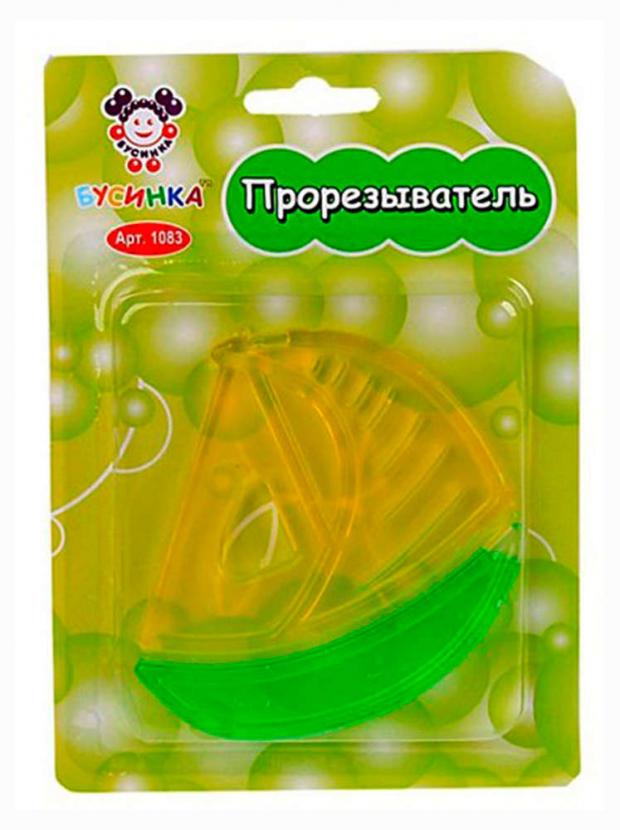 

Игрушка-прорезыватель с водой Бусинка с 3 мес, 1 шт
