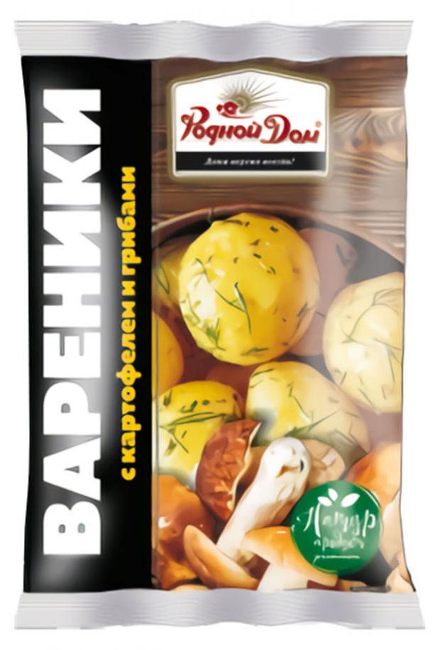 

Вареники «Родной Дом» с картофелем и грибами, 900 г