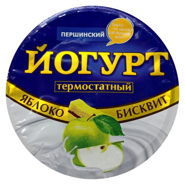 

Йогурт термостатный «Першинское» яблоко-бисквит, 125 г