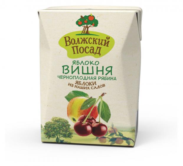 

Нектар «Волжский Посад» вишня яблоко черноплодная рябина, 200 мл