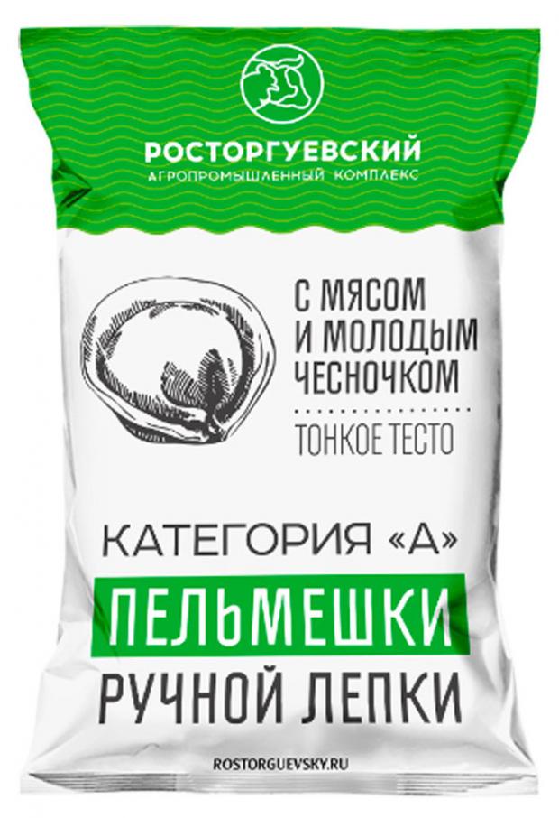 

Пельмени «Росторгуевский агропромышленный комплекс» с мясом и молодым чесноком, 800 г
