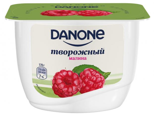 

Продукт творожный Danone с малиной, 170 г