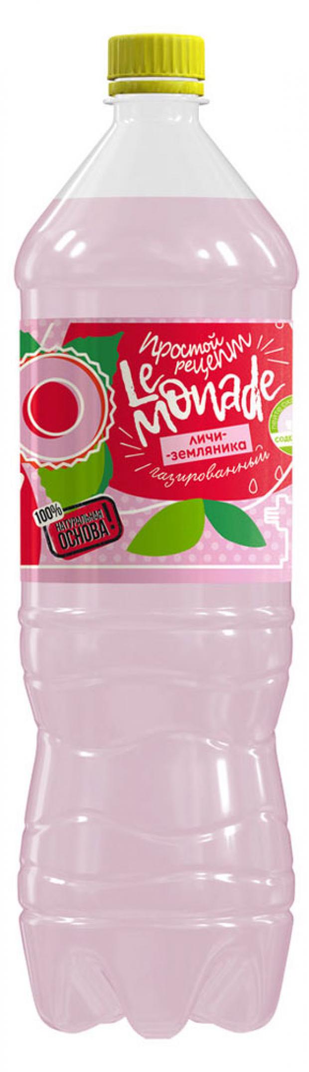 

Напиток среднегазированный LEMONADE со вкусом личи-земляника безалкогольный, 1,5 л