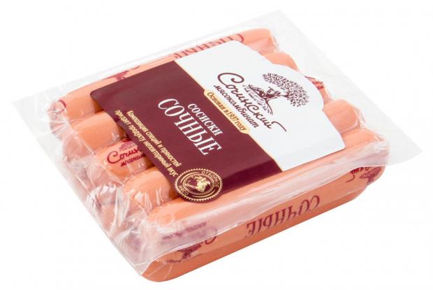 

Сосиски «Сочинский мясокомбинат» Сочные, 525 г