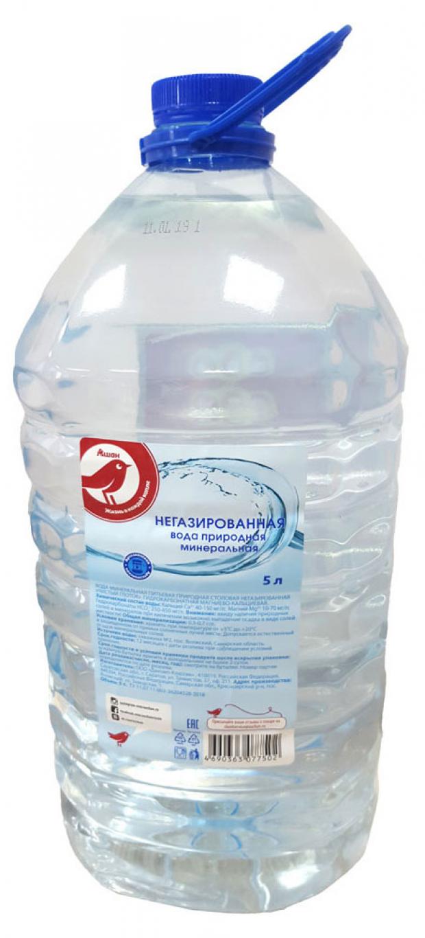 

Вода негазированная Auchan Красная Птица питьевая, 5 л