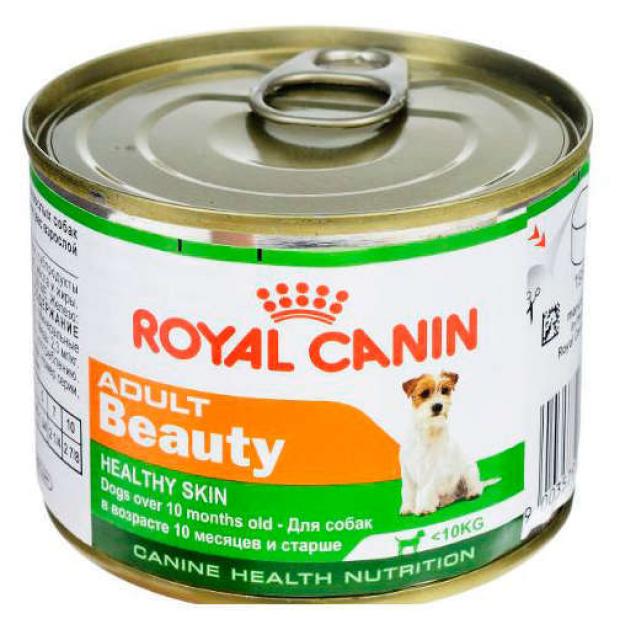 

Консервы для собак Royal Canin Adult Beauty от 10 месяцев, 195 г