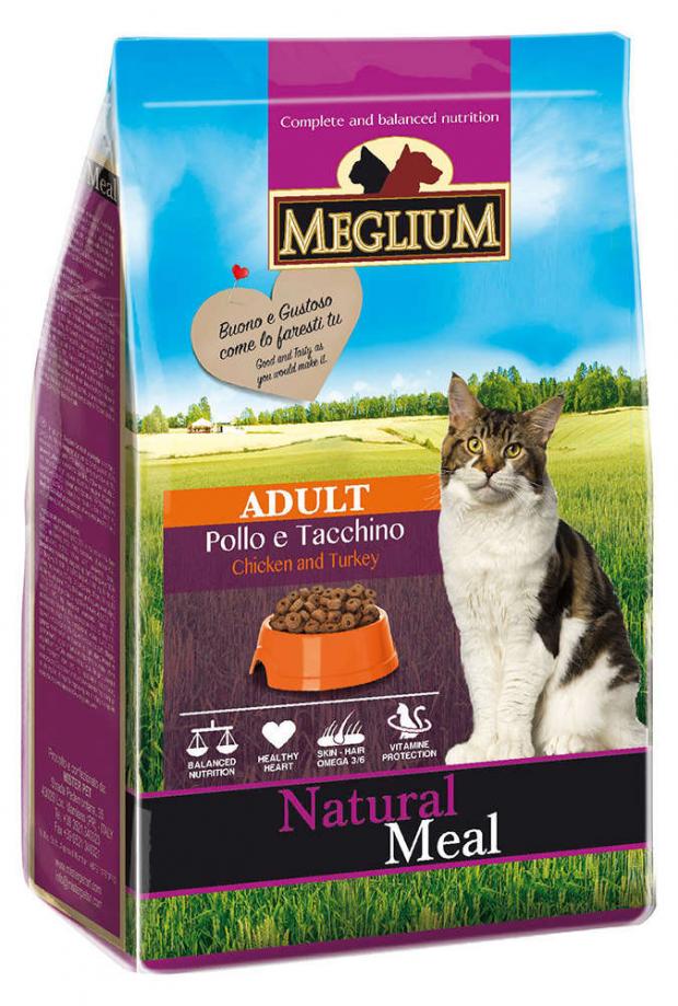 

Сухой корм для кошек Meglium Neutered курица и индейка для капризных, 400 г