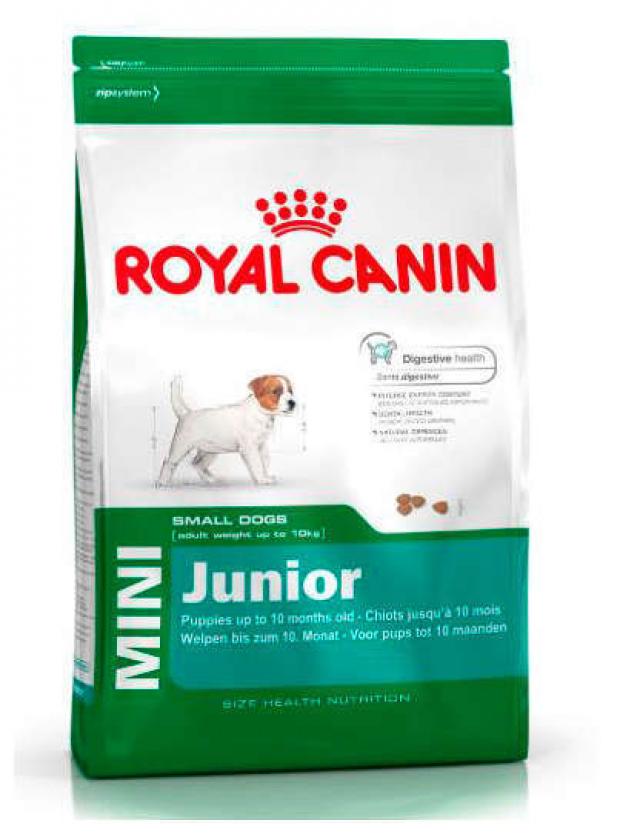 Корм для щенков Royal Canin Mini Junior сухой для мелких пород 800 г 510₽