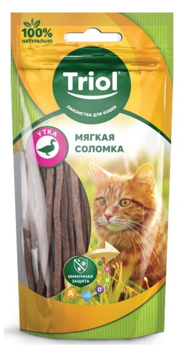 

Лакомство для кошек Triol мягкая соломка из утки, 40 г