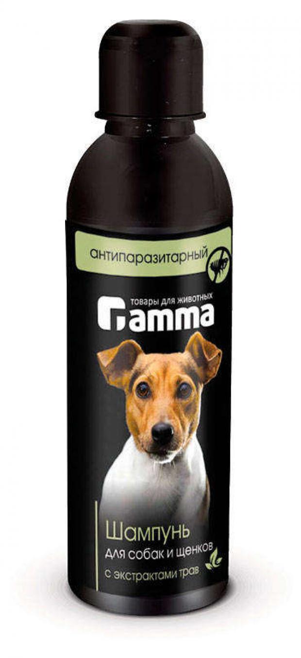Шампунь для собак Gamma антипаразитарный 250 мл 93₽