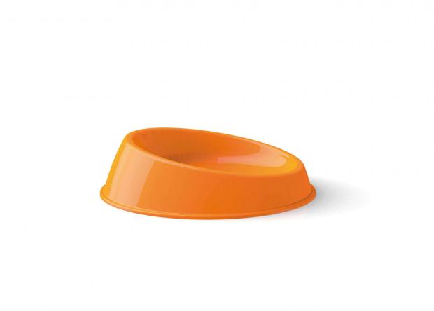 

Миска для кошек Georplast Vibrissa наклонная пластик, 15x4 см