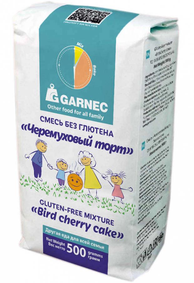 

Смесь для выпечки Garnec Черемуховый торт без глютена, 500 г