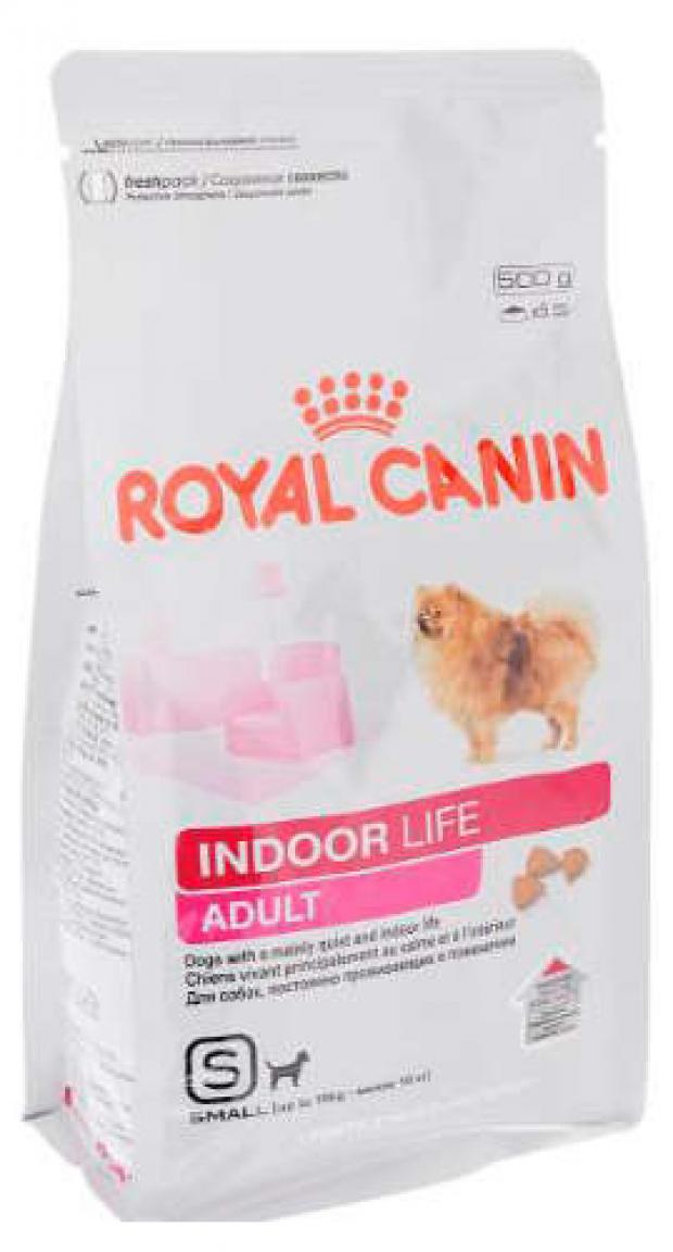 

Корм для собак Royal Canin Indoor Life Adult сухой для домашних пород до 10 кг, 500 г