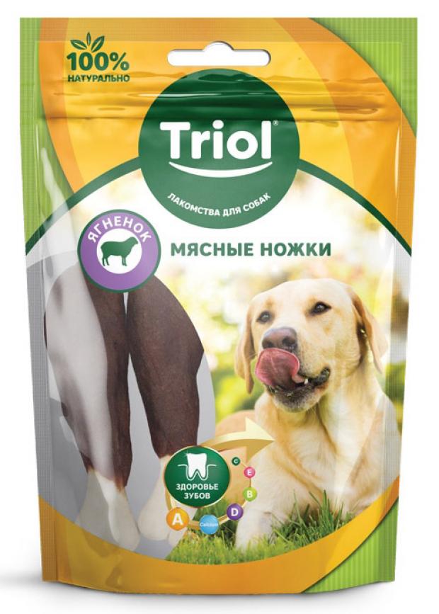 

Лакомство для собак Triol мясные ножки с ягненком, 70 г
