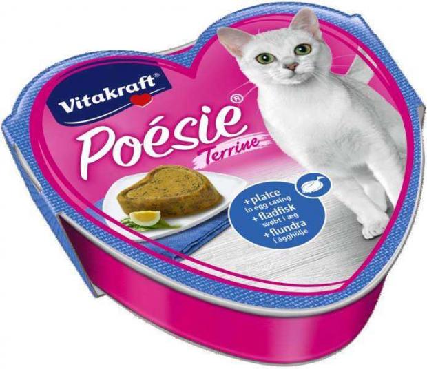 

Корм для кошек Vitakraft Poesie камбала в яйце, 85 г