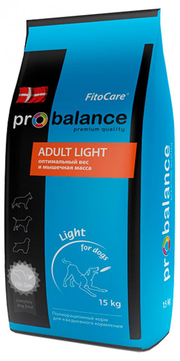 

Сухой корм для собак Probalance Adult Light сухой, 15 кг