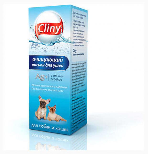 

Лосьон для животных Cliny очищающий для ушей, 50 мл