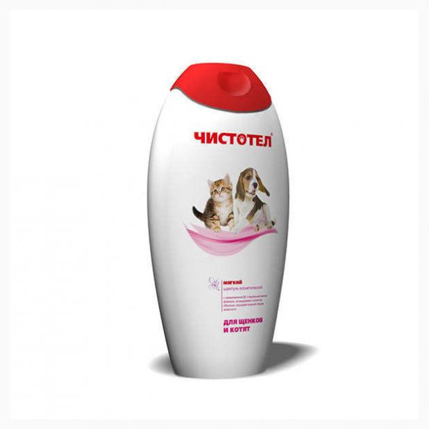 Шампунь для щенков и котят Чистотел мягкий 180 мл 64₽