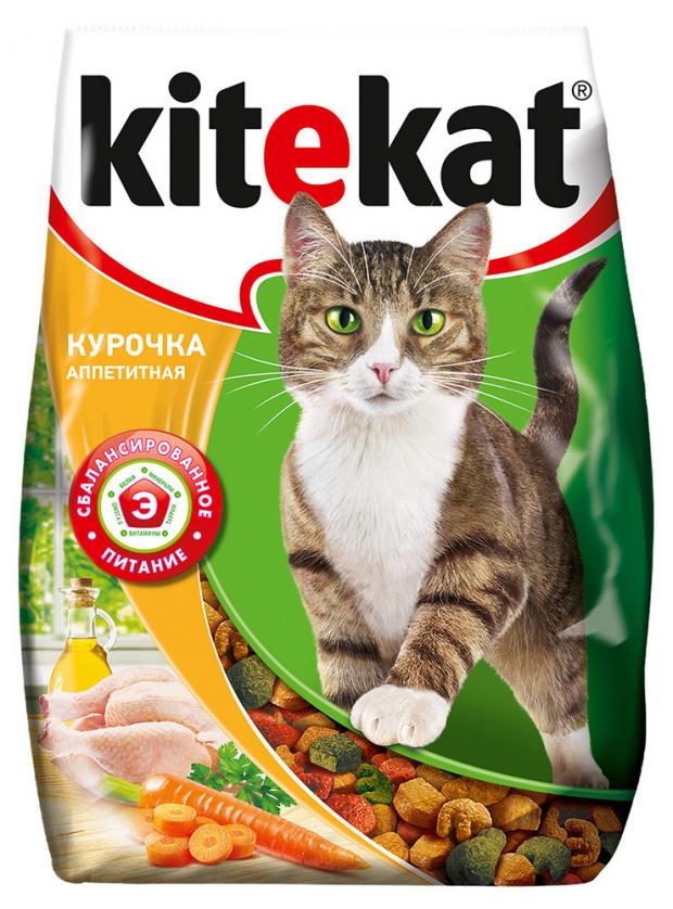 Сухой корм для кошек Kitekat Курочка аппетитная 350 г 64₽