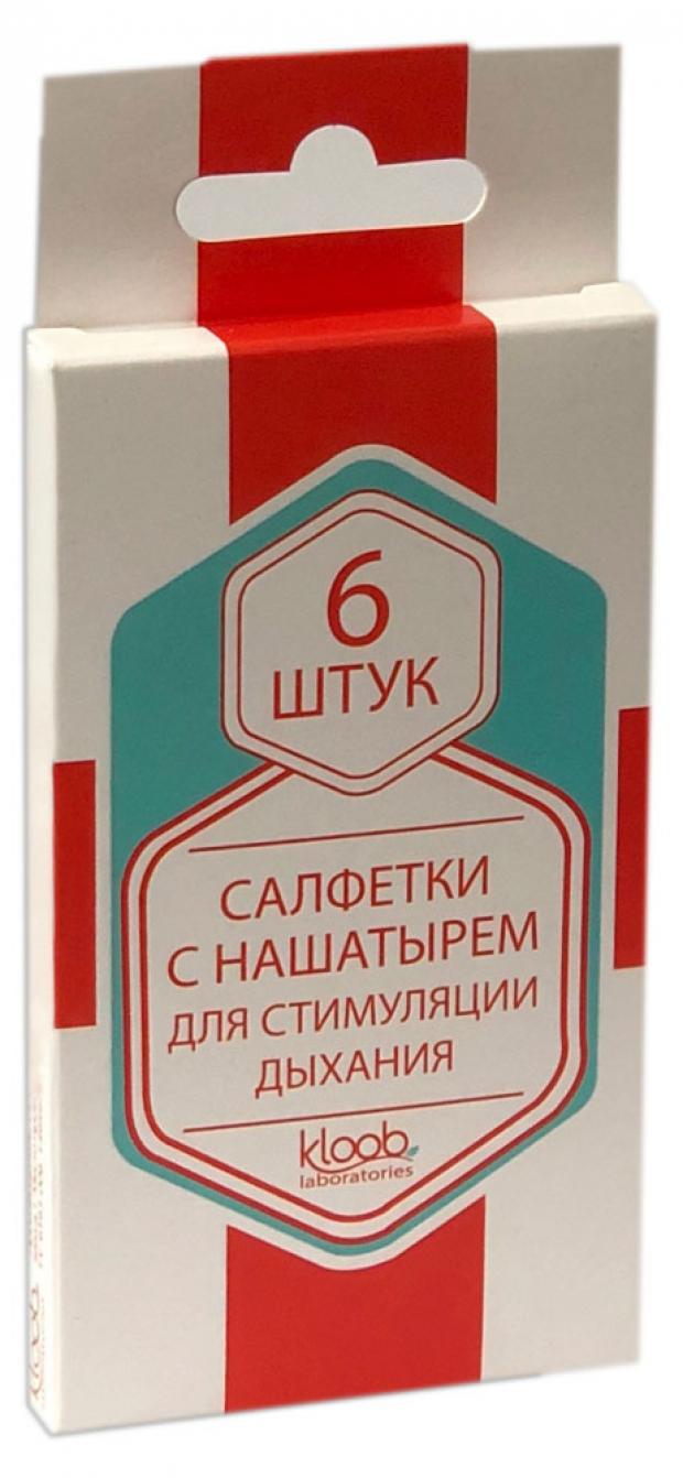 

Нашатырные салфетки Kloob, 6 шт
