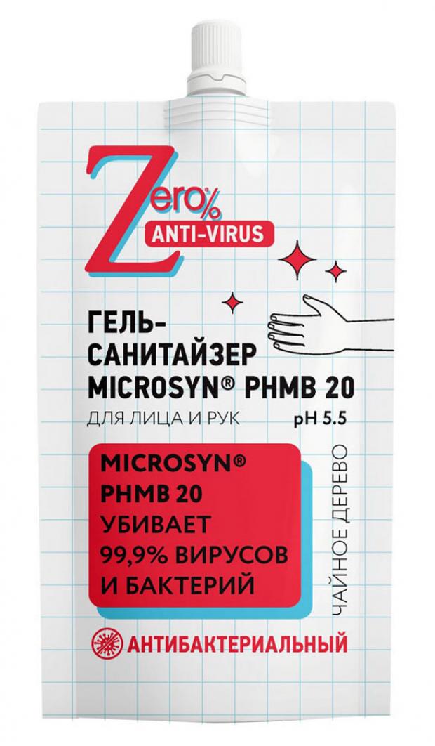 

Гель-санитайзер для лица и рук Zero, 100 мл