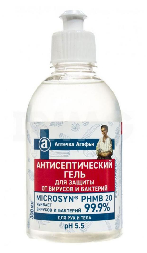 

Гель для защиты от вирусов и бактерий «Рецепты Бабушки Агафьи» антисептический, 300 мл
