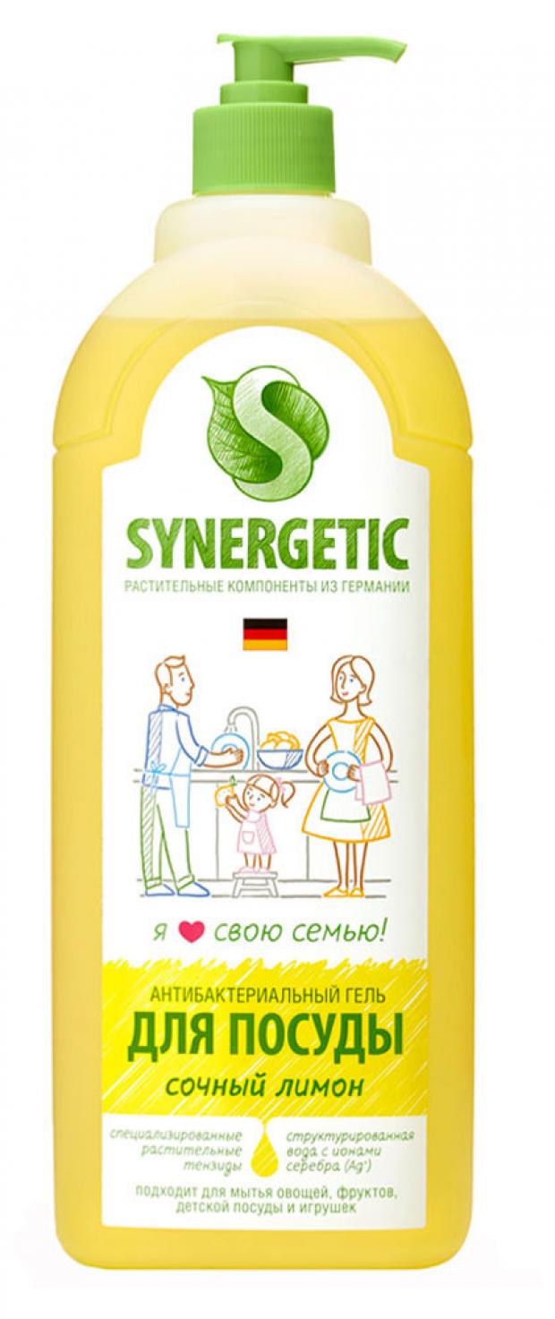 Средство для мытья посуды Synergetic Лимон 1 л 140₽