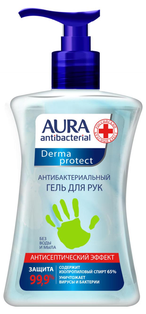 

Гель для рук Aura Derma Protect антибактериальный, 250 мл