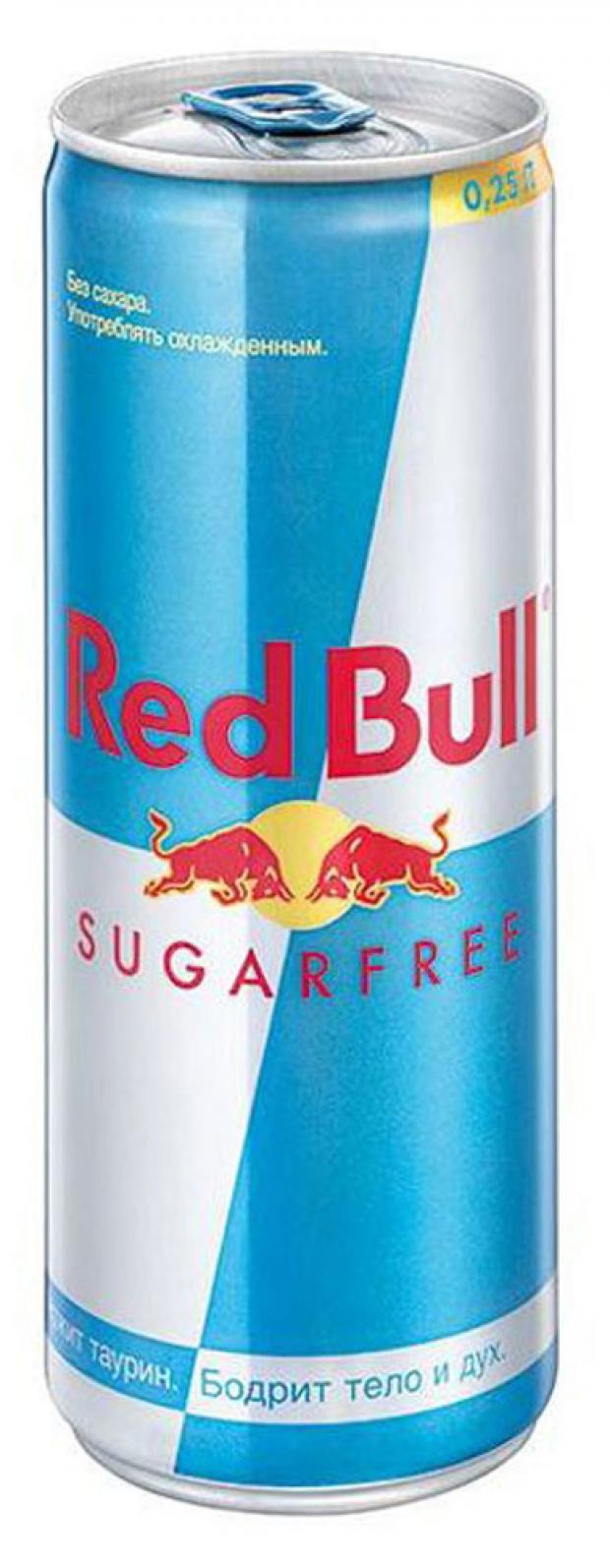 Напиток энергетический Red Bull без сахара 250 мл 88₽