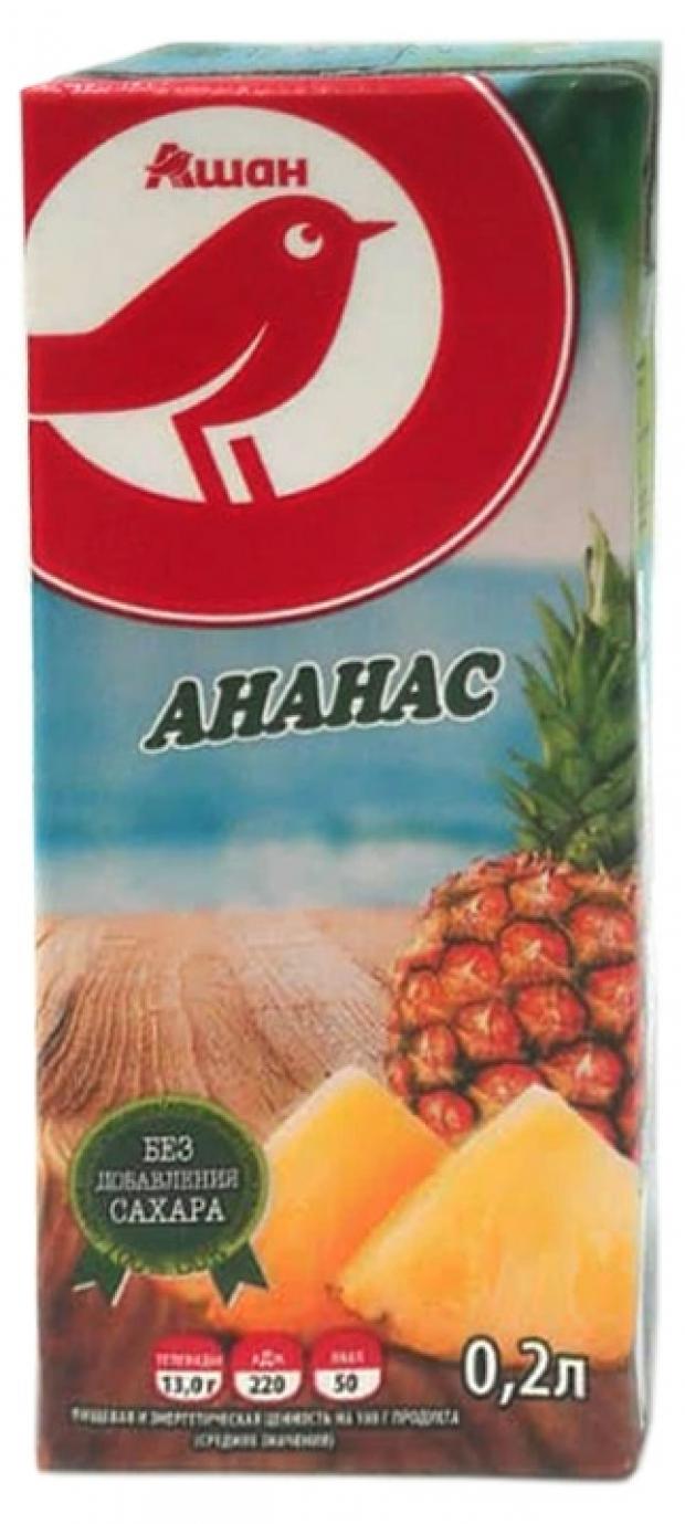 

Сок АШАН ананасовый с 3 лет, 200 мл