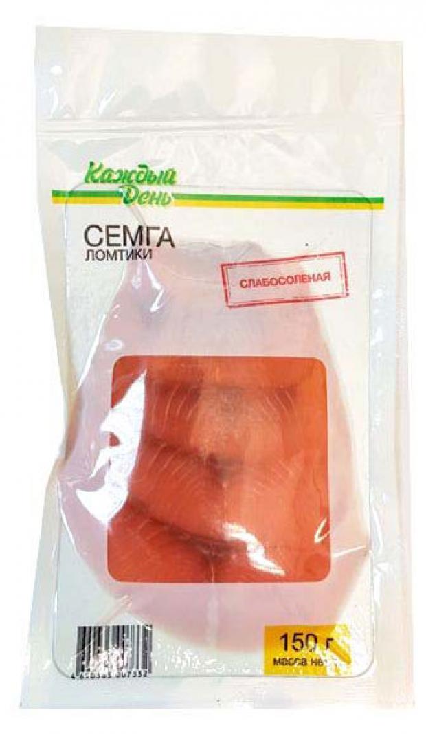 

Семга «Каждый день» слабой соли нарезка, 150 г