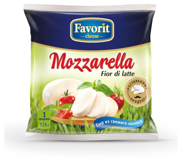 

Сыр мягкий Favorit Cheese Моцарелла Fior di Latte, 125 г