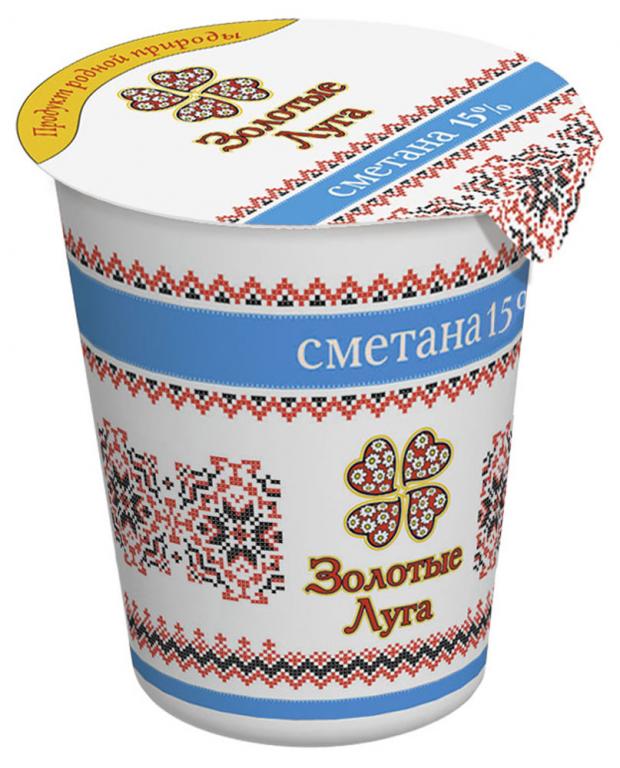 

Сметана «Золотые луга» 15%, 350 г