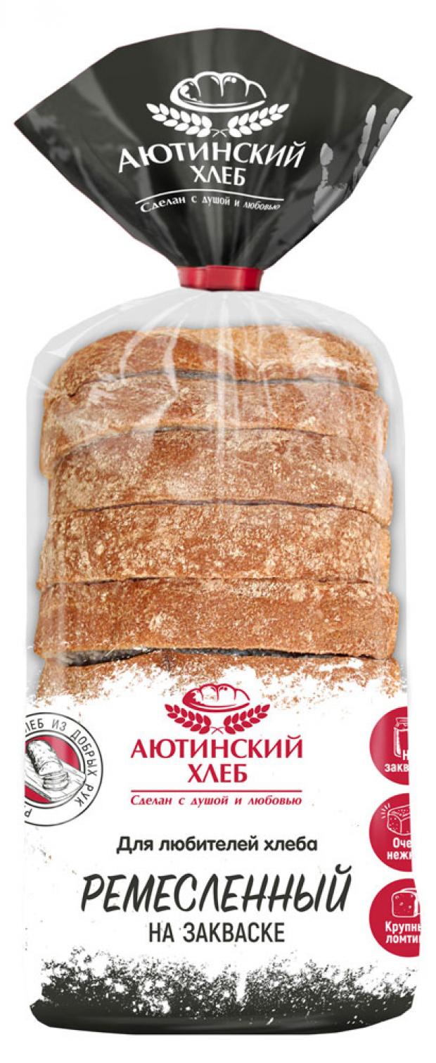 

Хлеб пшеничный «Аютинский Хлеб» Ремесленный на закваске, 550 г