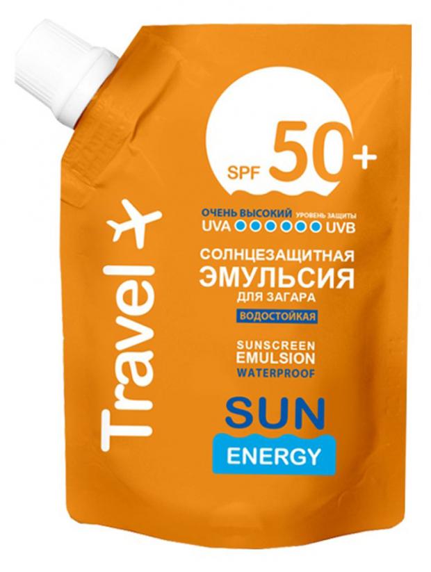 Эмульсия для загара cолнцезащитная Sun Energy Travel Spf 50+, 90 мл