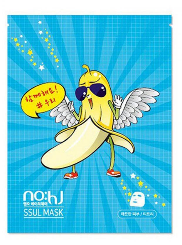 

Маска для лица NO:HJ Banana ssuil с экстрактом банана и чайного дерева тканевая, 28 г