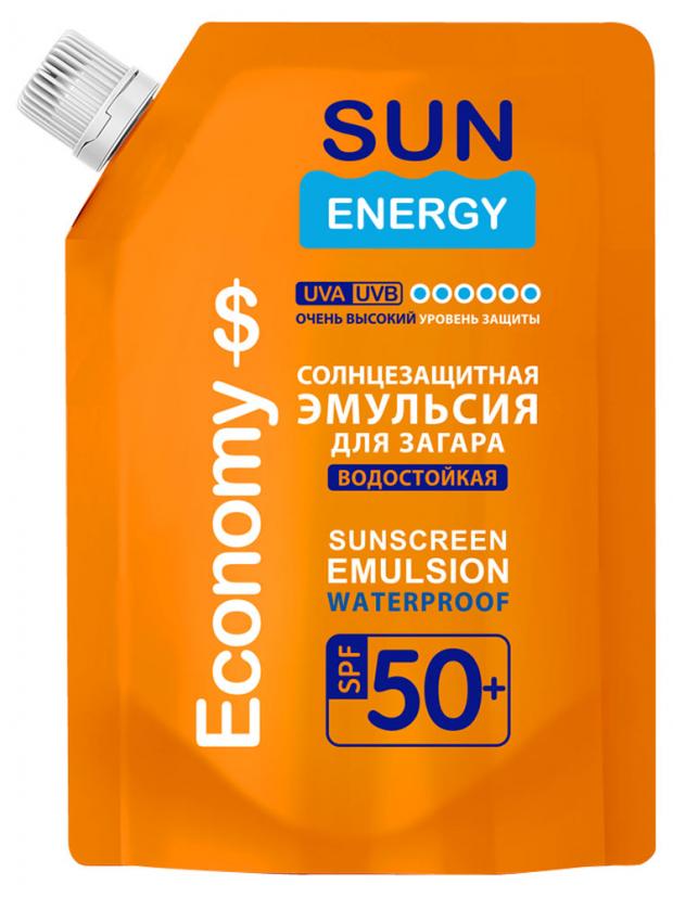 

Эмульсия для загара солнцезащитная Sun Energy водостойкая Spf 50+, 200 мл