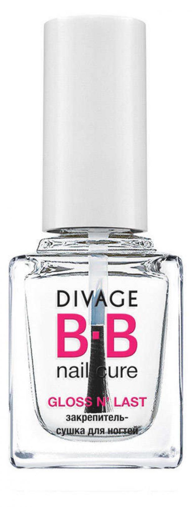 

Закрепитель-сушка для ногтей Divage Gloss n`last, 12 мл