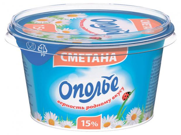 

Сметана «Ополье» 15%, 180 г
