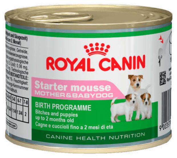 

Консервы для щенков и кормящих собак Royal Canin Starter Mousse, 195 г