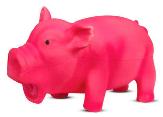 Игрушка для собак Triol поросенок хрюкающий из латекса 327₽