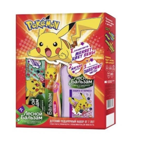 

Набор зубная щетка + зубная паста, 50 мл + ополаскиватель для полости рта «Лесной Бальзам» для детей 7+, 250 мл