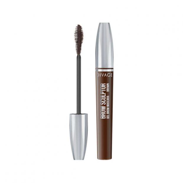

Тушь для бровей Divage Brow Sculptor Gel Brown Темно-коричневый, 1 шт