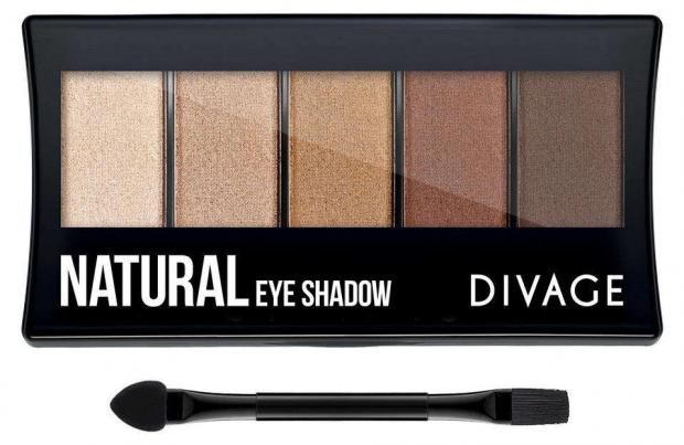 Палетка теней для век Divage Palettes Eye Shadow Natural, 1 шт