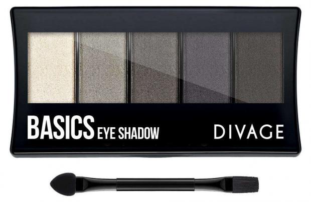 Палетка теней для век Divage Palettes Eye Shadow Basics, 1 шт