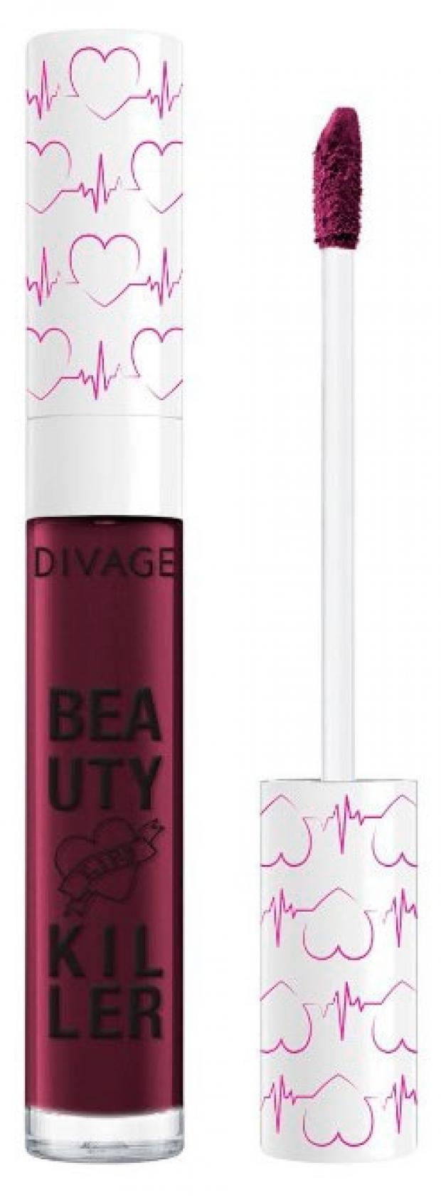 

Губная помада Divage Liquid Lipstick Beauty Killer тон 06 блеск, 1 шт