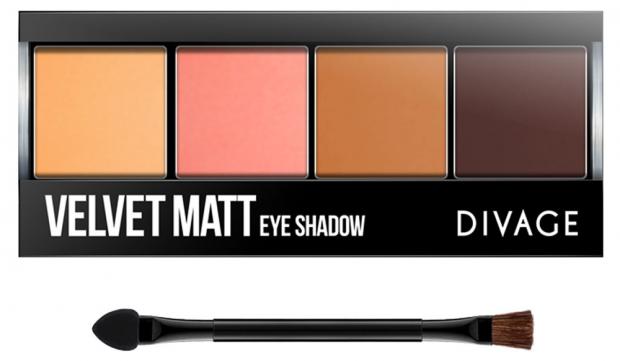 

Тени для век Divage Palettes Eye Shadow Тон Velvet Matt № 01, 1 шт