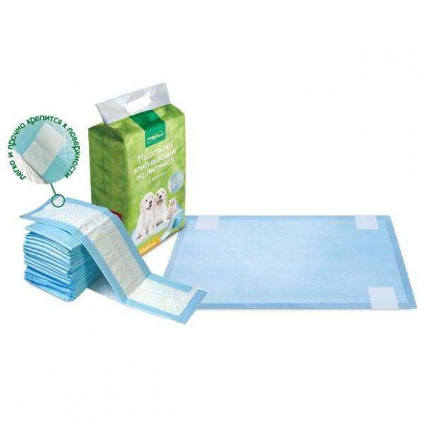 

Подстилки для собачьего туалета Triol впитывающие 60x60 см, 12 шт