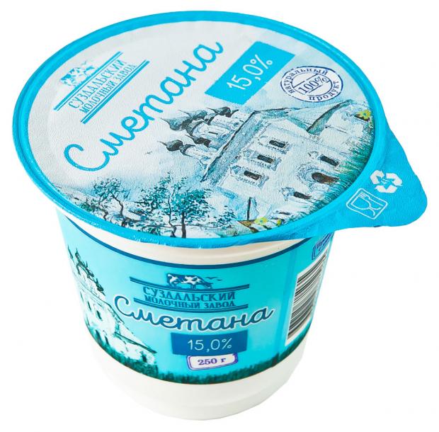 

Сметана «Суздальский молочный завод» 15%, 250 г