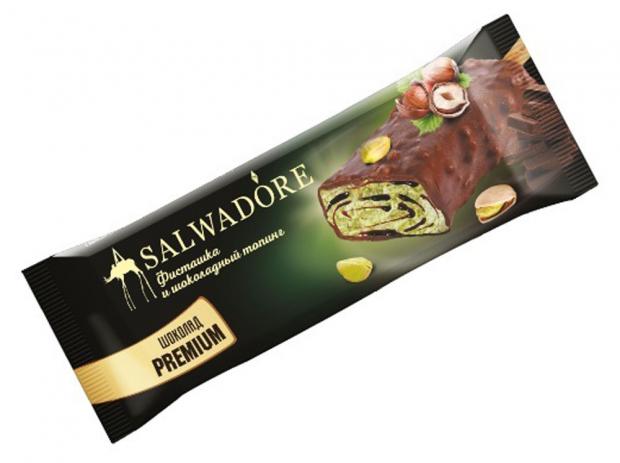 

Мороженое эскимо Salwadore фисташковое с шоколадным топингом, 80 г